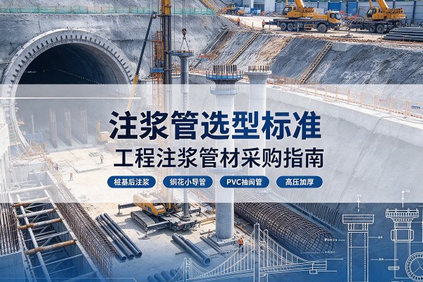 果洛注浆管选型标准