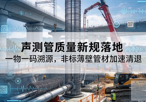 果洛声测管质量新规落地，一物一码溯源，非标薄壁管材加速清退