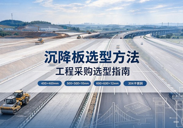 果洛沉降板选择方法